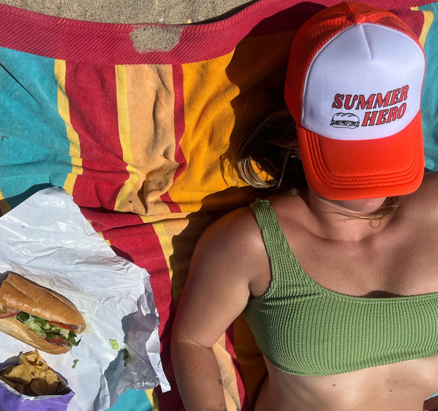 Summer Hero Hat Orange
